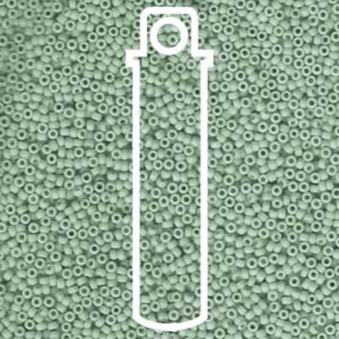 15/0 Matte Seafoam Miyuki Seed Beads (7.2 Grams) 15-2028