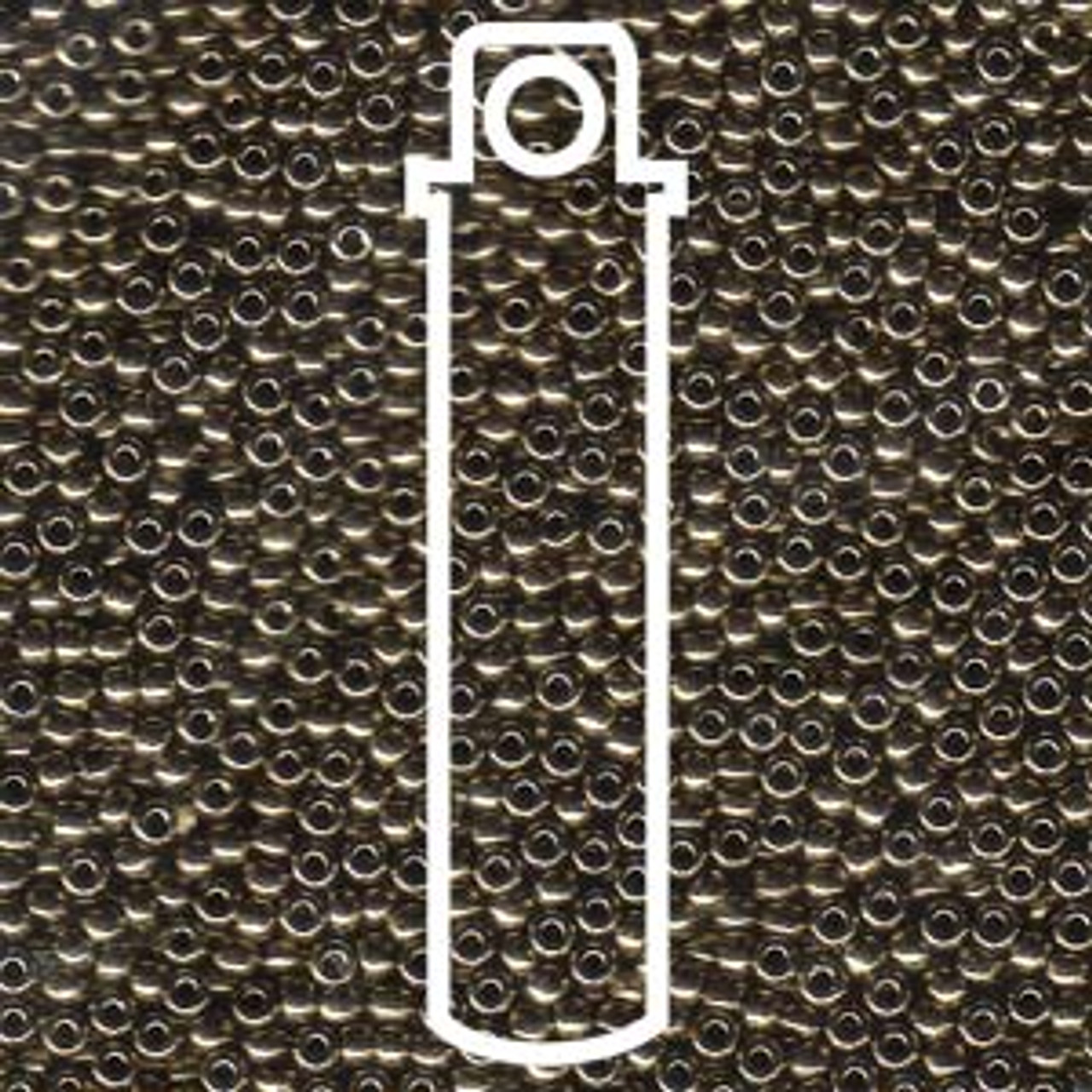 11/0 Dark Bronze Miyuki Seed Beads 11-457 (20 Grams)