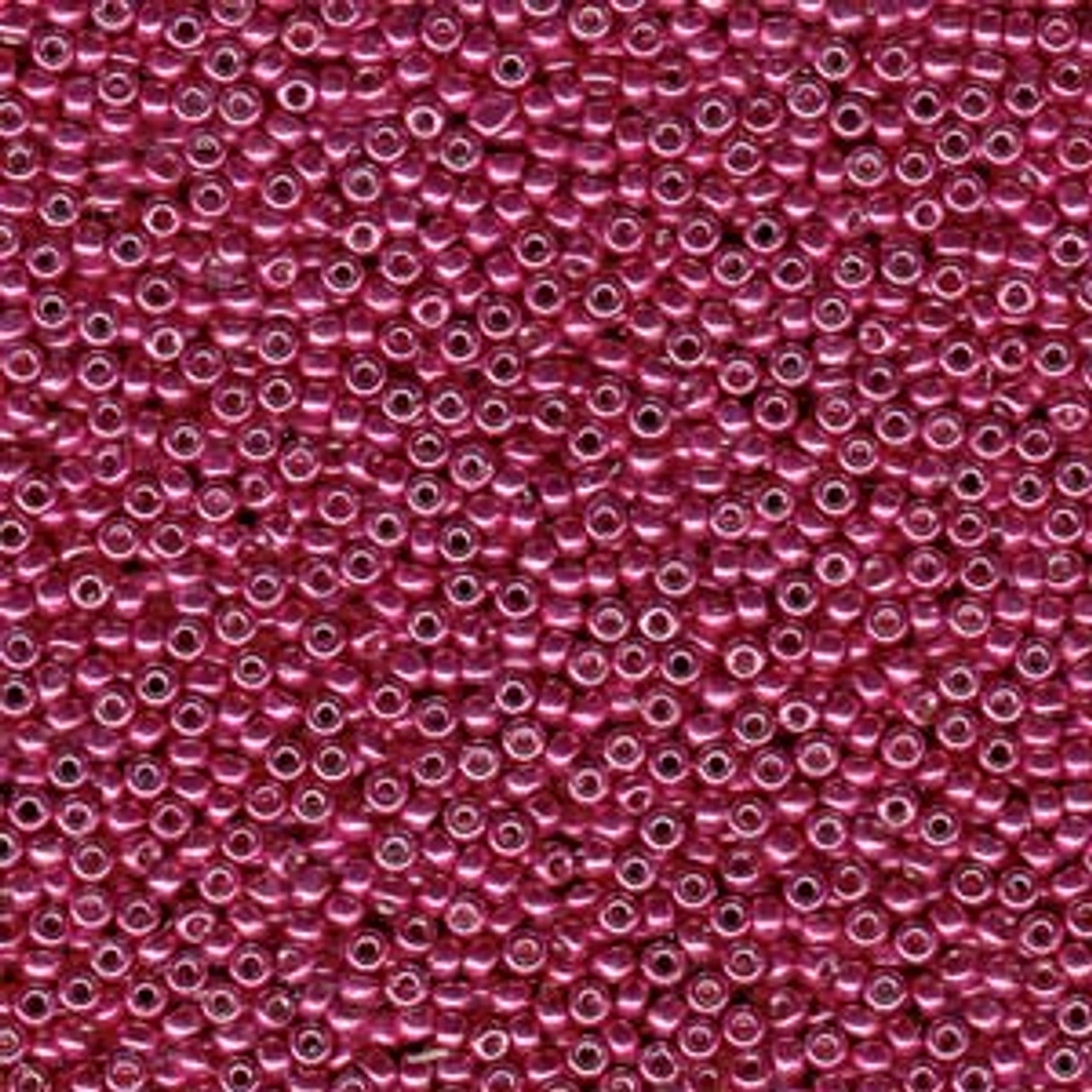 15/0 Duracoat Galvanized Light Cranberry Miyuki Seed Beads (8 Grams) 15-94211