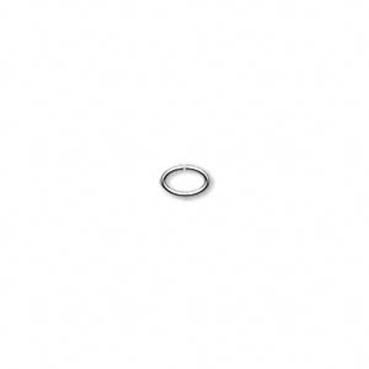 6x4mm 18ga Silver Plated Oval Jumpring