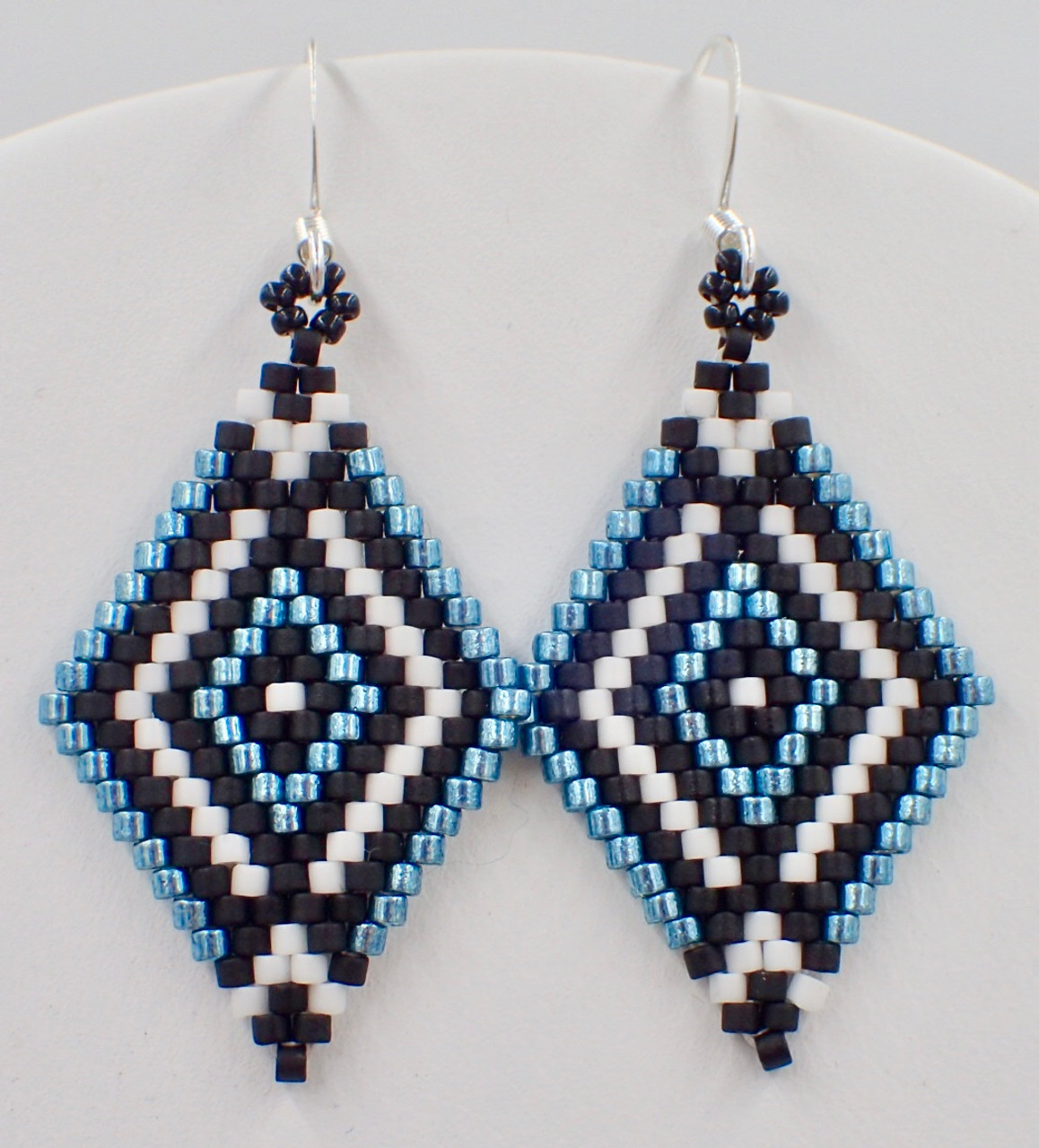 Double Diamond Earrings PRINTED Pattern