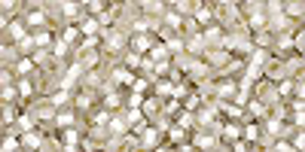 11/0 Silver Lined Frosted Crystal Toho Seed Beads (11-21F) (20 Grams)