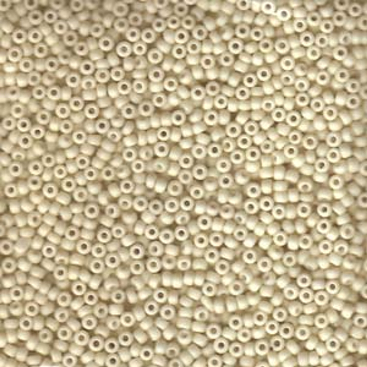 11/0 Matte Opaque Cream Miyuki Seed Beads (20 Grams) 11-92021