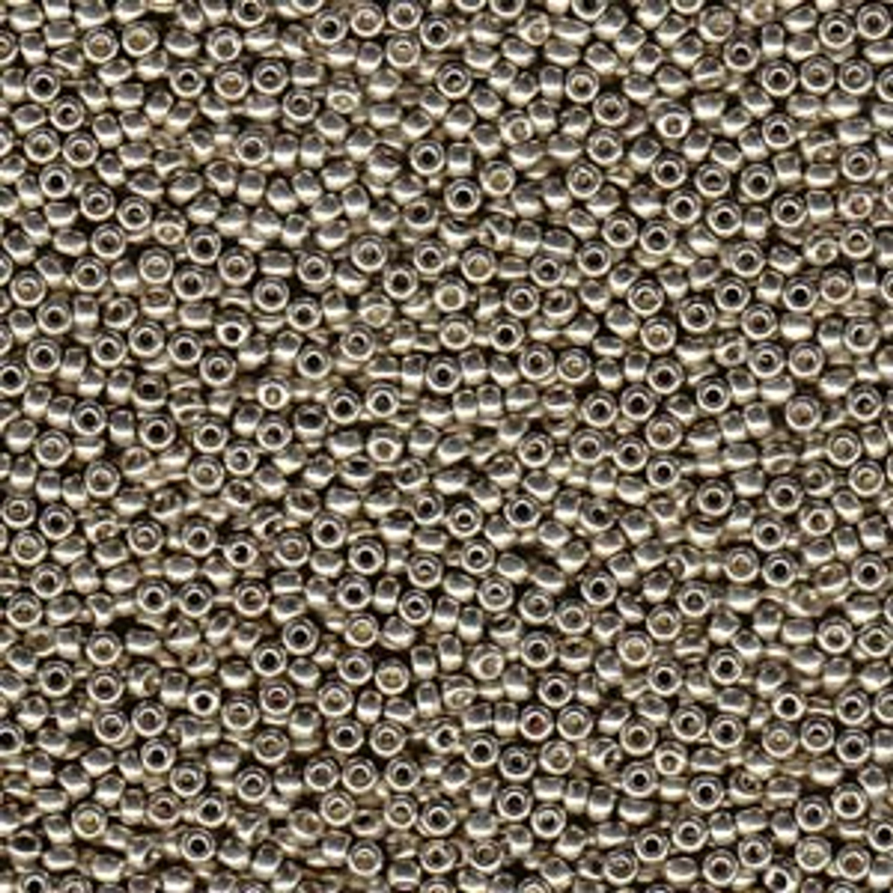 11/0 Duracoat Galvanized Light Smoky Pewter Miyuki Seed Beads (23 Grams) 11-422