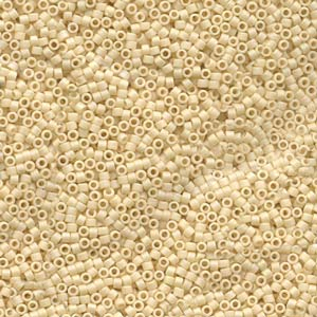 Matte Opaq Cream AB 11/0 Delica Bead db883 (8 Grams)