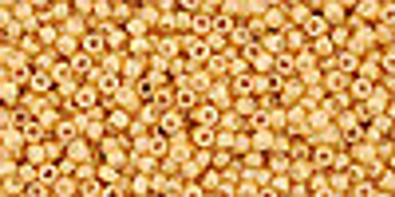 15/0 Opaque Luster Dark Beige Seed Beads Toho (8 Grams) 15-123D