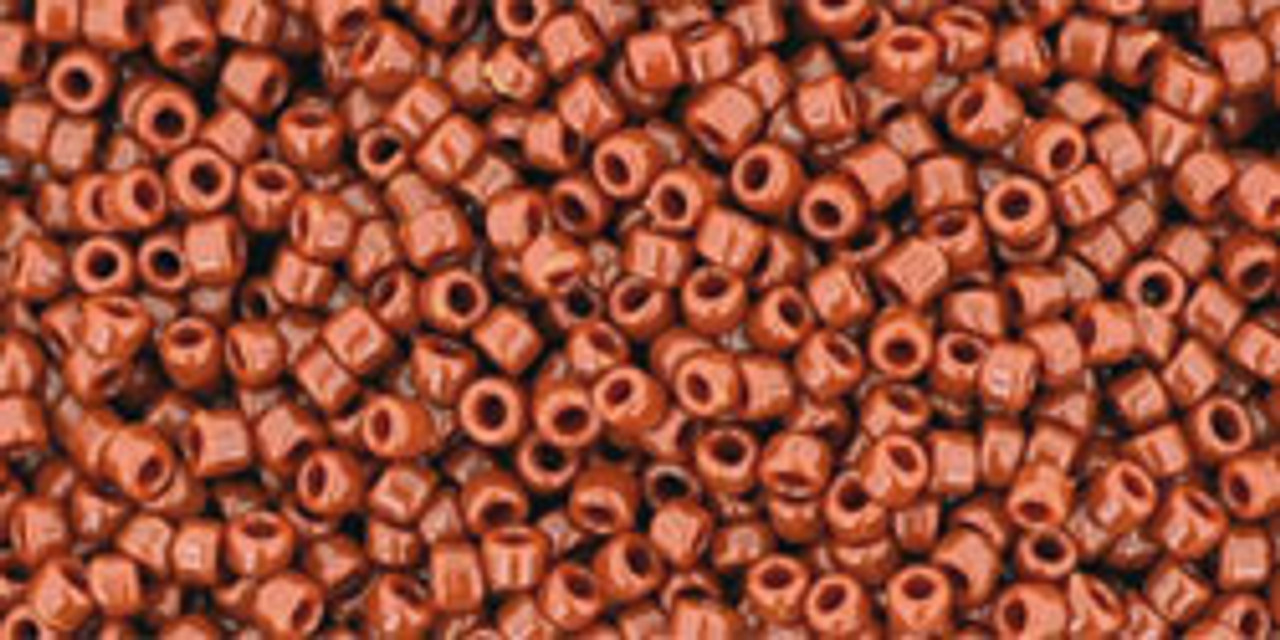 15/0 Terra Cotta Toho Seed Beads (7.2 Grams) 15-46L