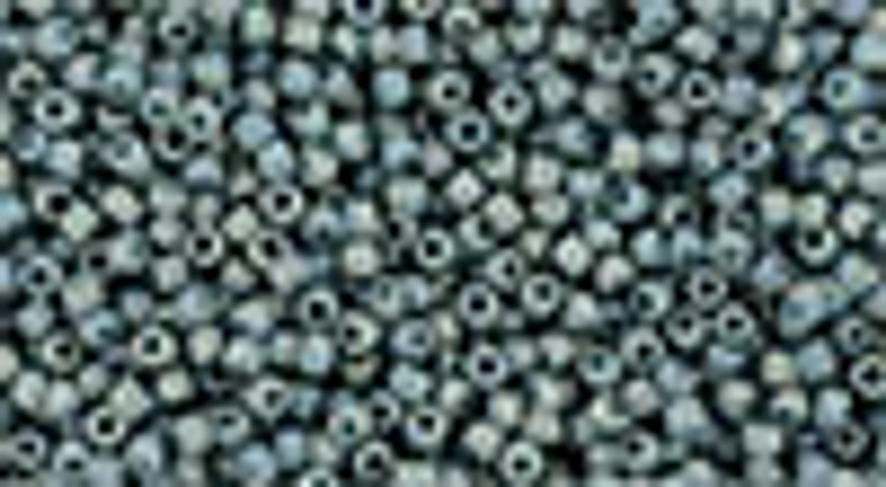 15/0 Semi Glazed RBW Blue Turquoise Seed Beads Toho (8 Grams) 15-2635F