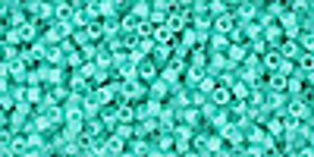 15/0 Opaque Turquoise Seed Beads Toho (8 Grams) 15-55