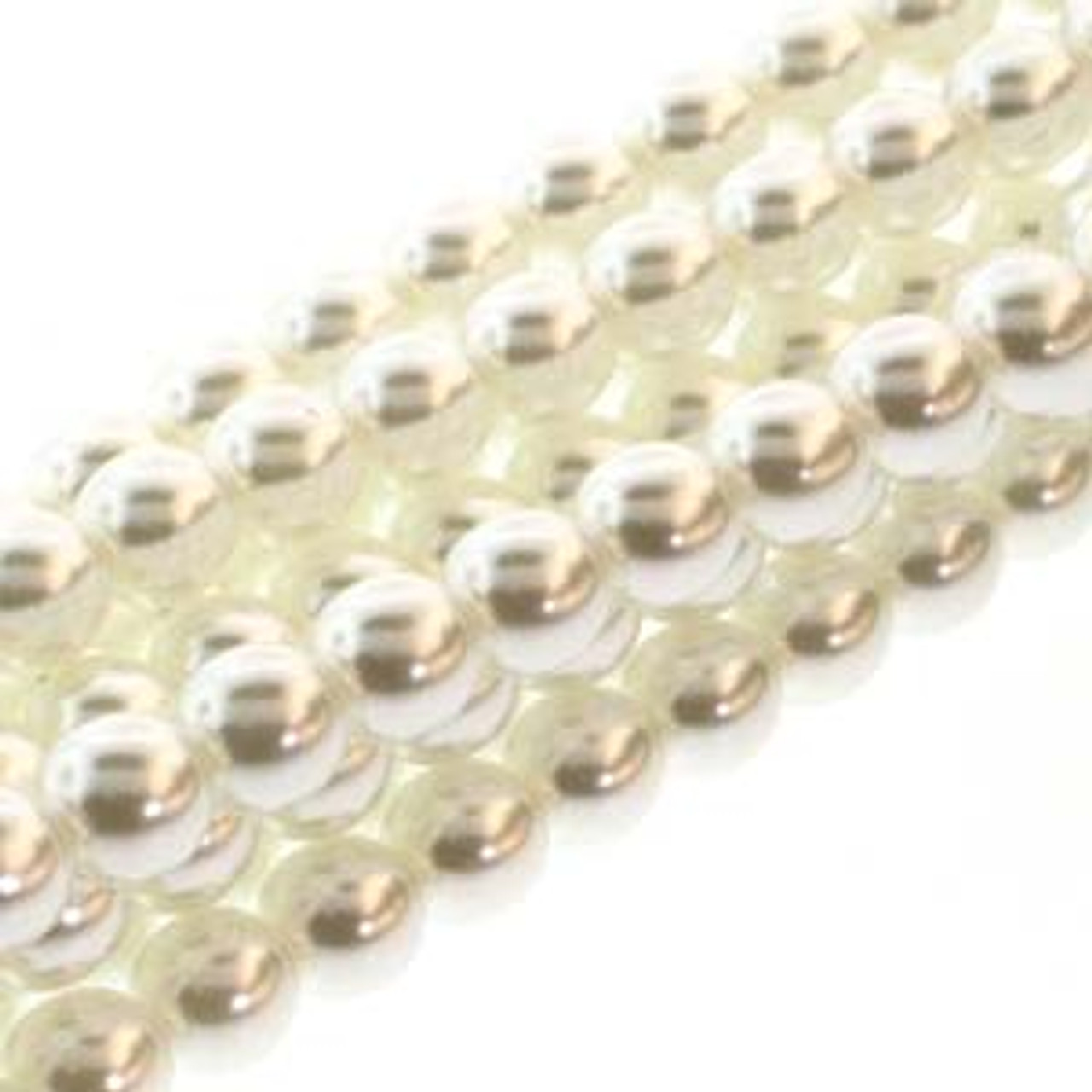 3mm Shiny White Glass Pearls (150pk)