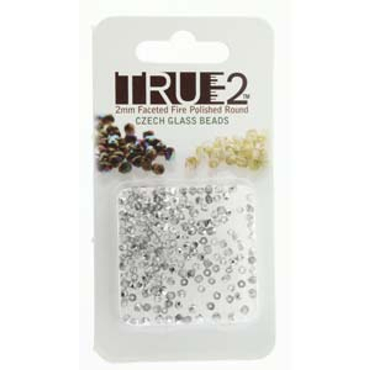 Crystal Labrador True 2mm Fire Polish Beads (2g) FPR0200030-27001