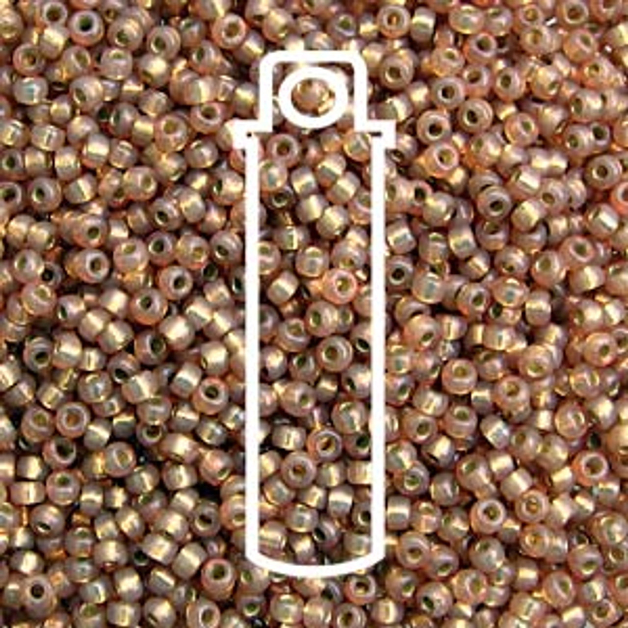 11/0 Duracoat Silver Lined Topaz Gold Miyuki Seed Beads (20 Grams) 11-94243