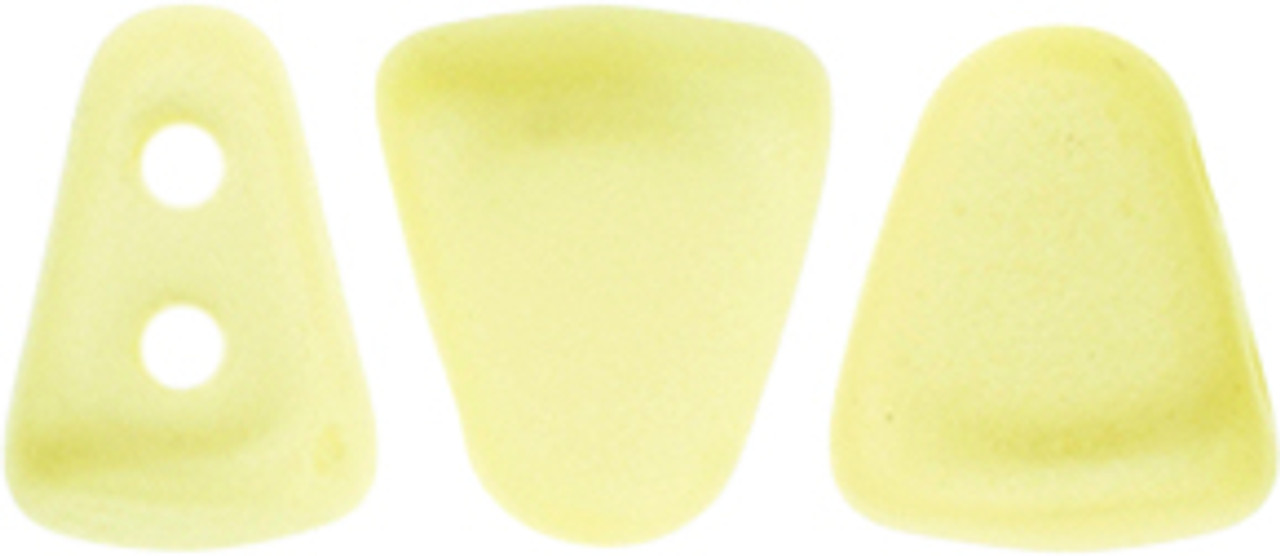 Powdery Pastel Yellow Nib Bit Beads (8 Grams) 48-50 Beads (29301)