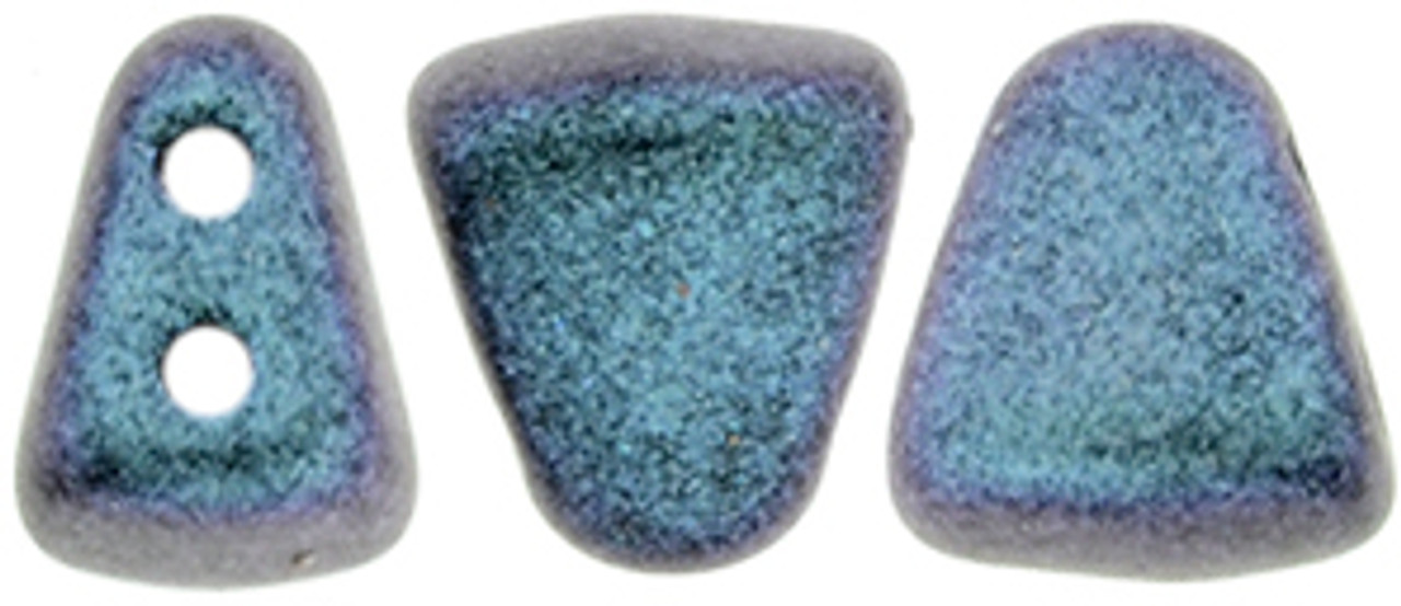 Polychrome Indigo Orchid Nib Bit Beads (8 Grams) 48-50 Beads (94105)