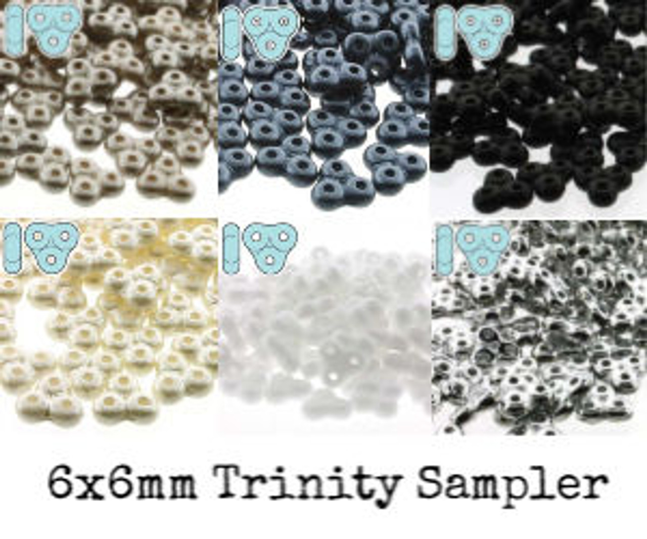 6x6mm Trinity Sampler (6 Colors 8 Grams Each)
