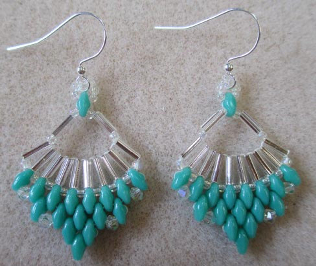 Flabellum Earrings Tutorial PRINTED Pattern - 17 Pages
