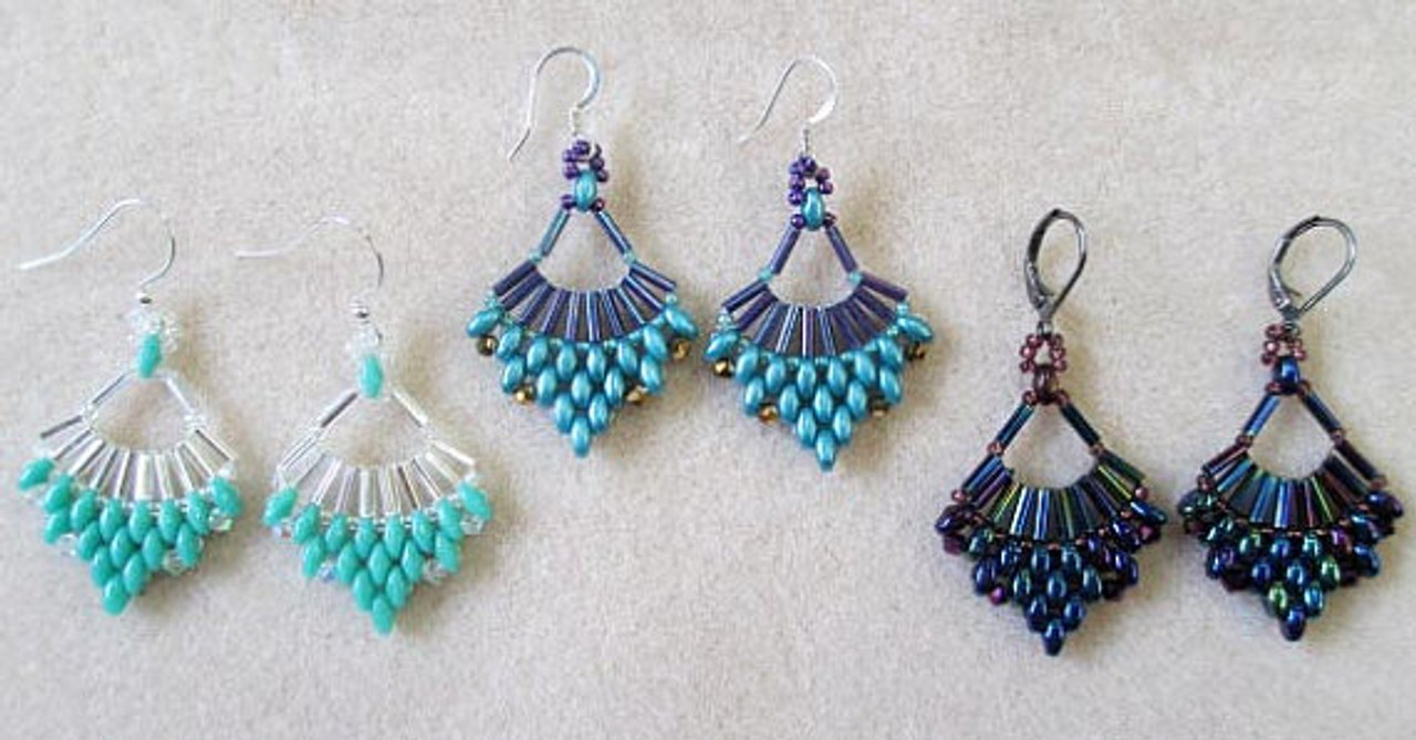 Flabellum Earrings Tutorial PRINTED Pattern - 17 Pages