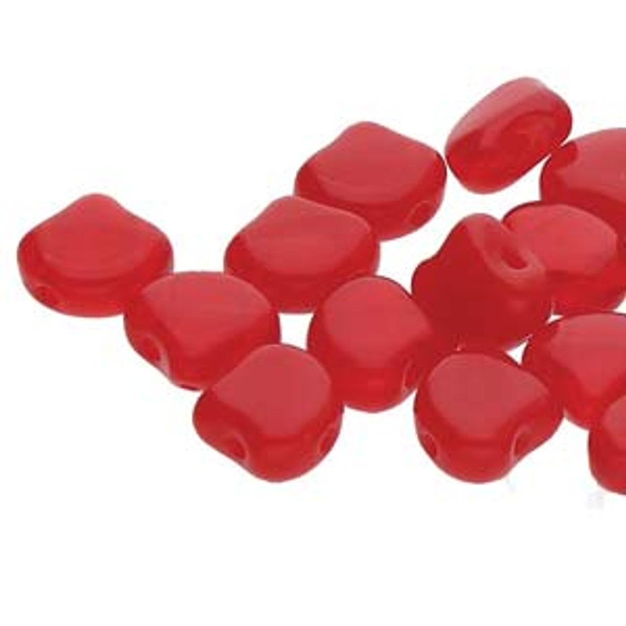7.5x7.5mm Opal Red Ginko Beads (8 Grams)