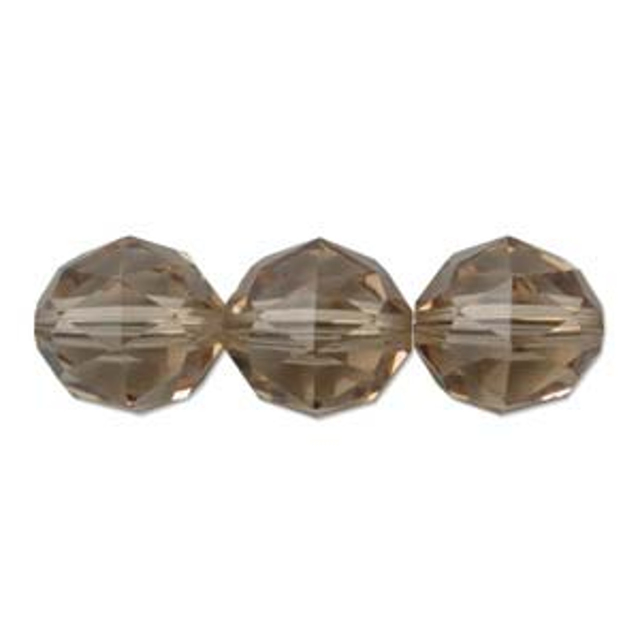 8mm Light Colorado Topaz Austrian Round (6pk)