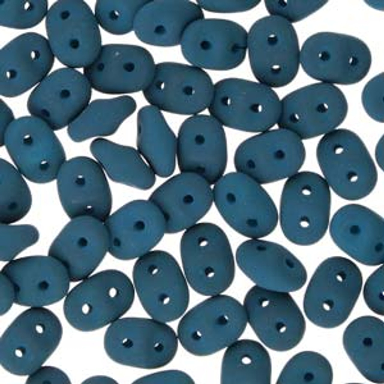 2.5x5mm Matte Velvet Dark Teal Superduo Beads (8 Grams) DU0502010-29530