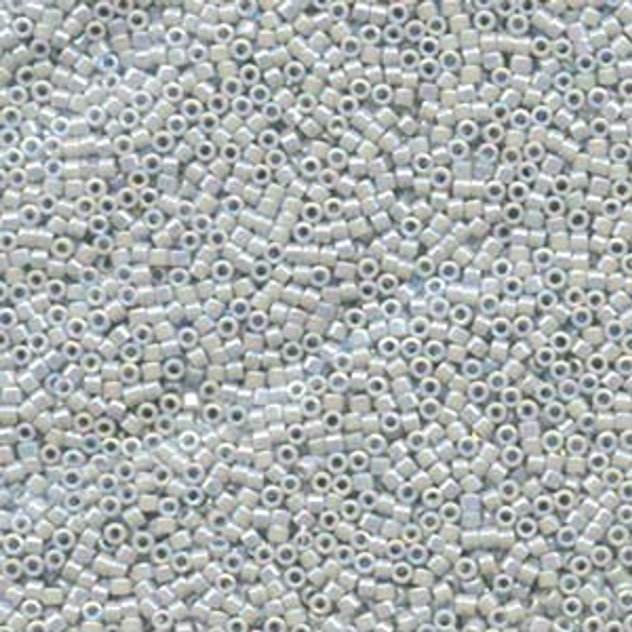 Transparent Grey Mist AB 11/0 Delica Beads db1251 (7.2 Grams)