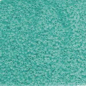 11/0 Matte Transparent Caribbean Teal Delica (8 Grams) Db1268
