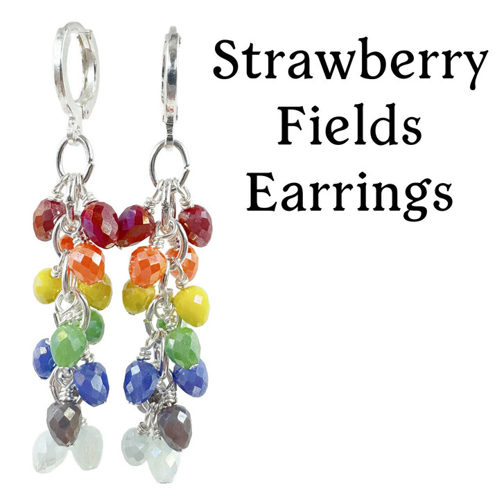 Strawberry Earrings DIY