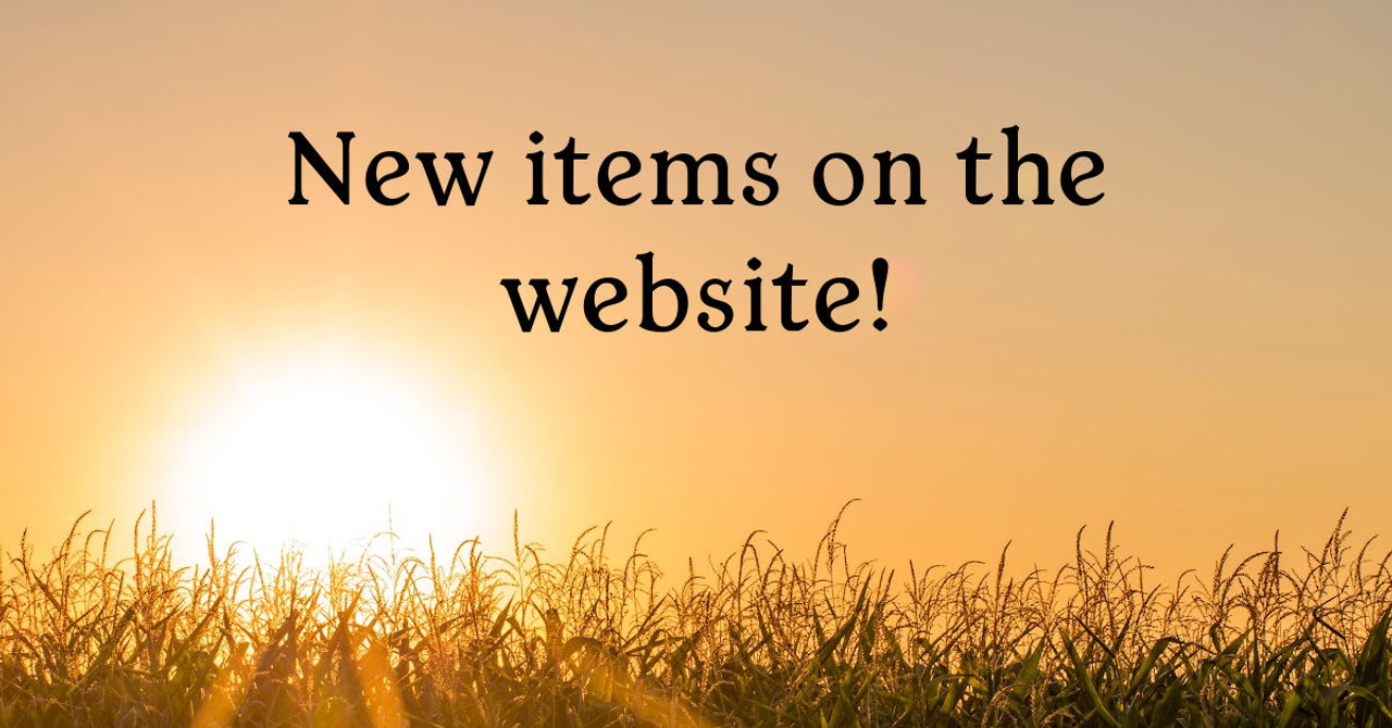 New items on the website New items on the website