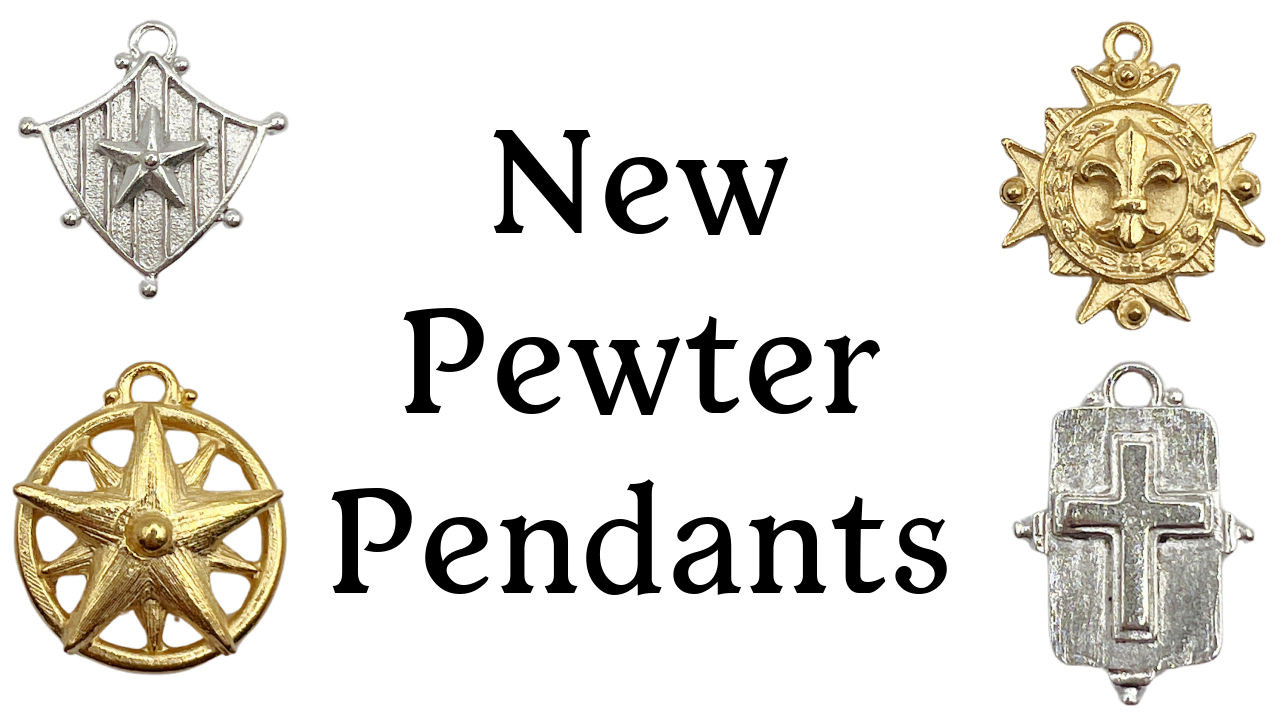 New Pewter Pendants now available!