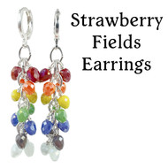 Strawberry Earrings DIY