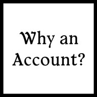 Why do we require an account on our website?