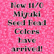 New 11/0 Miyuki Seed Bead Colors