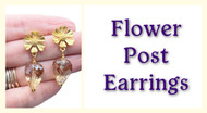 Flower Post Earrings