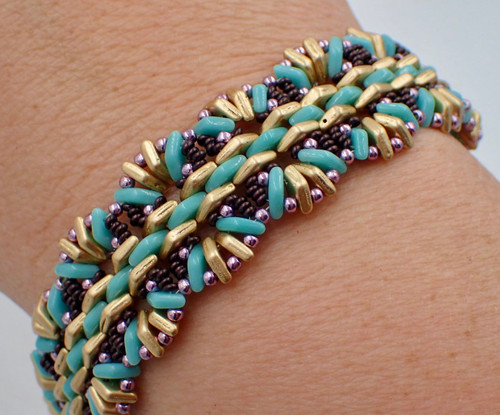 Wicker Basket Bracelet PRINTED (MAILED) Tutorial