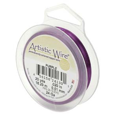 26ga Purple Artistic Wire (30yds)