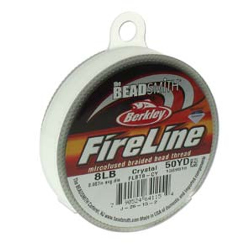 FireLine Beading Thread Cord Beadsmith 4LB 6LB 8LB Crystal Smoke Black 50  yard