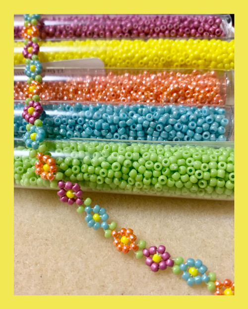OCTAVIA Pendant Beading Tutorial - Peyote stitch bead pattern - Swarovski  Navette and Delica Seed beads - .pdf Download