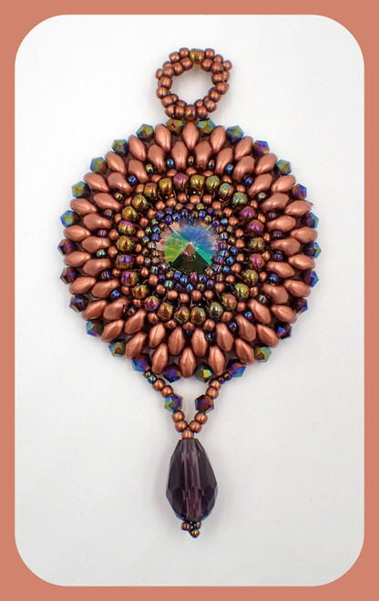 Herringbone Burst Pendant INSTANT DOWNLOAD PDF Pattern