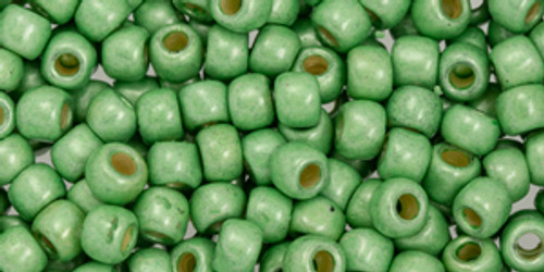 6/0 Permafinish Galvanized Matte Seafoam Toho Seed Beads (20 Grams) 06-PF560F