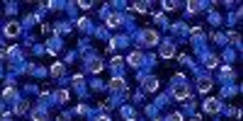 8/0 Silver Lined Cobalt Toho Seed Beads (20 Grams) 08-28