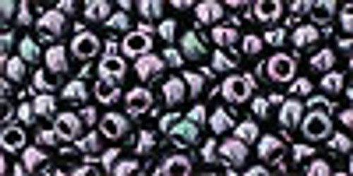 8/0 Metallic Amethyst Gunmetal Toho Seed Beads (20 Grams) 08-90