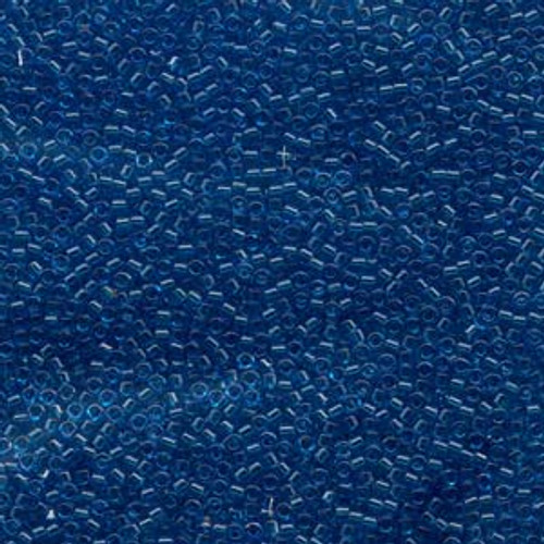 11/0 Transparent Capri Blue Delica (7.2 grams) DB714