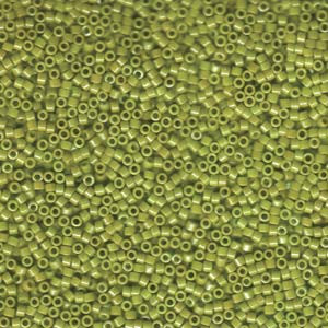 11/0 Opaque Chartreuse Luster Delica Beads db262 (7.2 Grams)