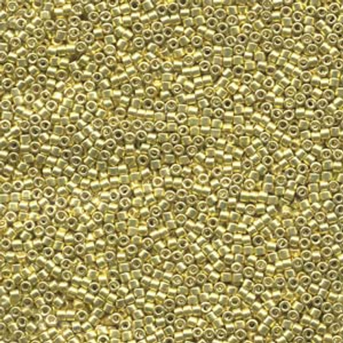 11/0 Galvanized Yellow  Delica (7.2 grams) DB412