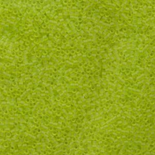 11/0 Matte Transparent Chartreuse Delica (7.2 grams) DB766
