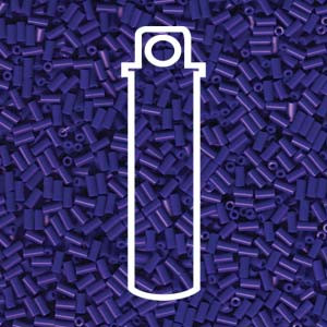 #1 3mm Cobalt Miyuki Bugle Beads (20 Grams) BGL1-9414