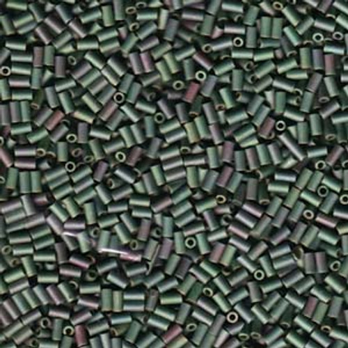 #1 3mm Matte Metallic Sage Green Miyuki Bugle Beads (20 Grams) BGL1-92031