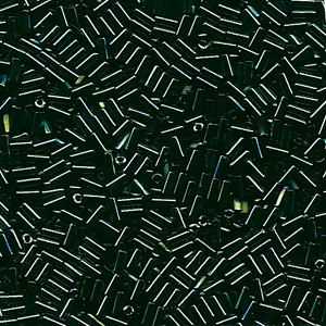 3mm Green Iris Miyuki Bugle Beads (20 Grams) BGL1-9453