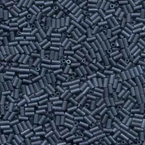 3mm Matte Gunmetal Miyuki Bugle Beads (20 grams) BGL1-92001