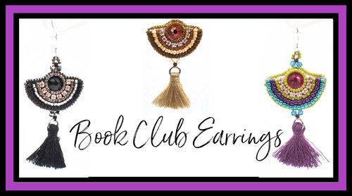 Book Club Earrings Instant Download Pattern